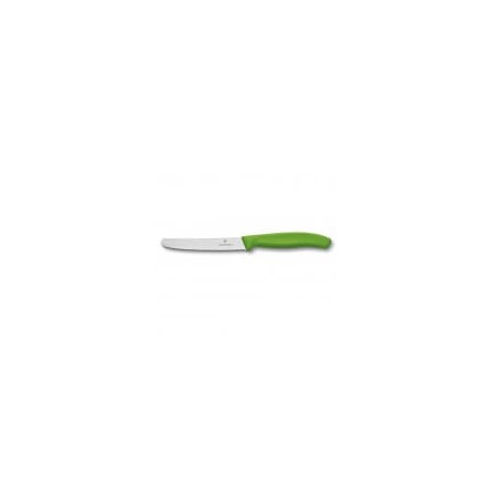 Swiss Army Brands Kitchen Swiss Classic Utility - Colored 40.5In Serrated, Round Blade, 0.75In Width At Handle Green VIC-6.7836.L114